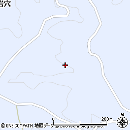 福島県二本松市西新殿谷地周辺の地図