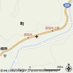 福島県二本松市百目木町194周辺の地図