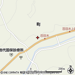 福島県二本松市百目木町125周辺の地図