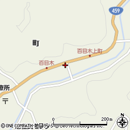 福島県二本松市百目木町191周辺の地図