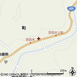 福島県二本松市百目木町141周辺の地図