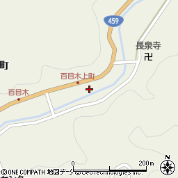 福島県二本松市百目木町178周辺の地図