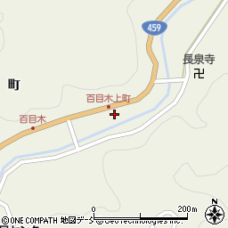 福島県二本松市百目木町180周辺の地図