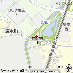 新潟県見附市速水町151周辺の地図