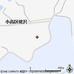 福島県南相馬市小高区蛯沢（平五郎）周辺の地図