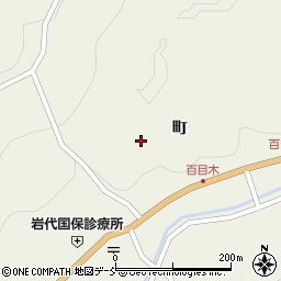 福島県二本松市百目木（町）周辺の地図