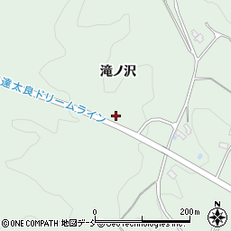 福島県本宮市和田（滝ノ沢）周辺の地図