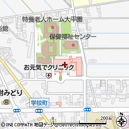 見附市立病院周辺の地図