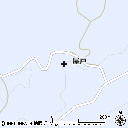 福島県二本松市茂原屋戸周辺の地図