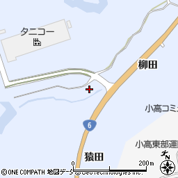 福島県南相馬市小高区女場猿田周辺の地図