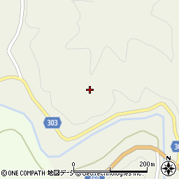 福島県二本松市百目木川平周辺の地図