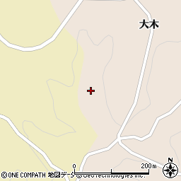 福島県二本松市成田大木253周辺の地図