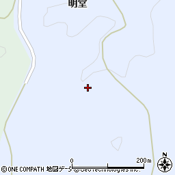 福島県二本松市西勝田周辺の地図