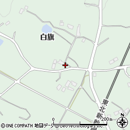 福島県本宮市和田下白旗48周辺の地図