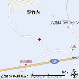 福島県二本松市西新殿実五郎内周辺の地図