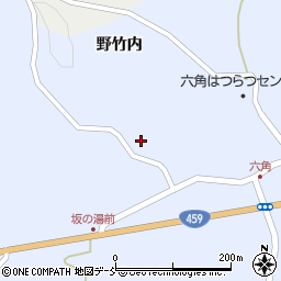 福島県二本松市西新殿（実五郎内）周辺の地図
