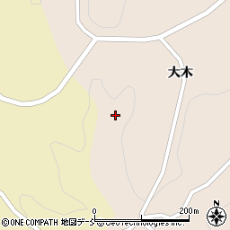 福島県二本松市成田大木245周辺の地図