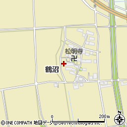 福島県会津若松市高野町大字中沼（鶴沼）周辺の地図