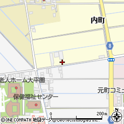〒954-0008 新潟県見附市内町の地図
