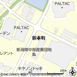 新潟県見附市新幸町周辺の地図
