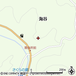 福島県二本松市東新殿海谷170周辺の地図