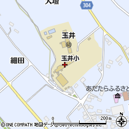 大玉村立玉井小学校周辺の地図