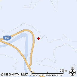 福島県二本松市西新殿古屋敷周辺の地図