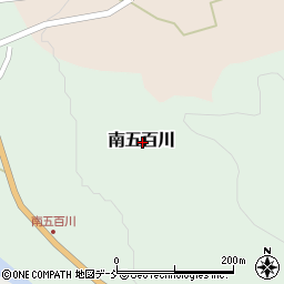 新潟県三条市南五百川周辺の地図