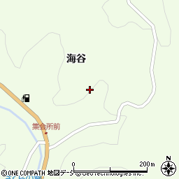 福島県二本松市東新殿海谷176周辺の地図