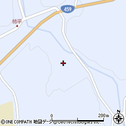福島県二本松市西新殿米沢周辺の地図