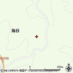 福島県二本松市東新殿海谷137周辺の地図