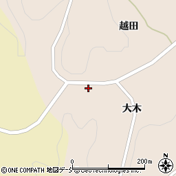 福島県二本松市成田大木194-1周辺の地図