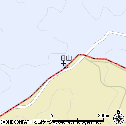 二本松市役所　岩代支所日山キャンプ場管理棟周辺の地図