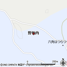 福島県二本松市西新殿野竹内周辺の地図