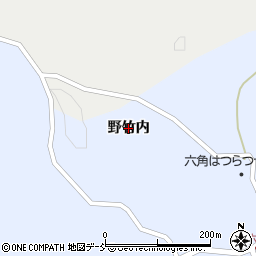 福島県二本松市西新殿（野竹内）周辺の地図