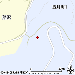 福島県二本松市五月町1丁目142周辺の地図