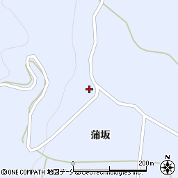 福島県大玉村（安達郡）玉井（牛ケ背森）周辺の地図