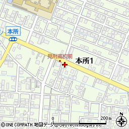 新潟県見附市本所周辺の地図