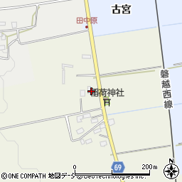 福島県会津若松市河東町倉橋難波80周辺の地図