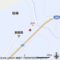 福島県二本松市西新殿松林5周辺の地図