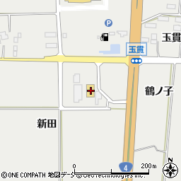 大玉村役場　産業振興センター周辺の地図