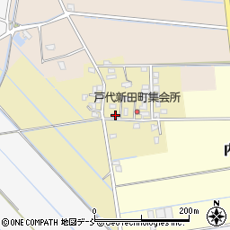 新潟県見附市戸代新田町165周辺の地図