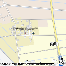 新潟県見附市戸代新田町180周辺の地図