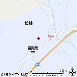 福島県二本松市西新殿松林9-2周辺の地図