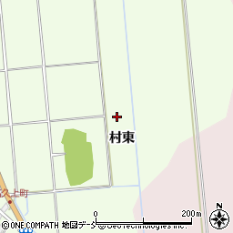 福島県会津若松市神指町大字高久村東周辺の地図
