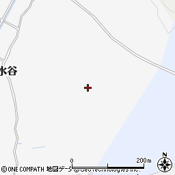 福島県南相馬市小高区水谷（割田）周辺の地図