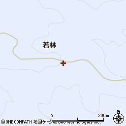 福島県二本松市茂原若林周辺の地図