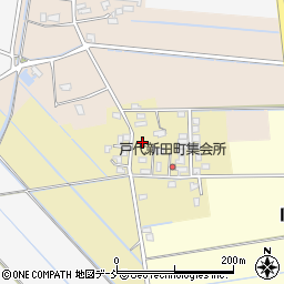 新潟県見附市戸代新田町121周辺の地図