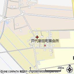 新潟県見附市戸代新田町周辺の地図
