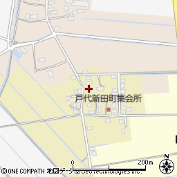 新潟県見附市戸代新田町周辺の地図